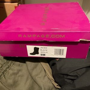 Rampage combat boots black